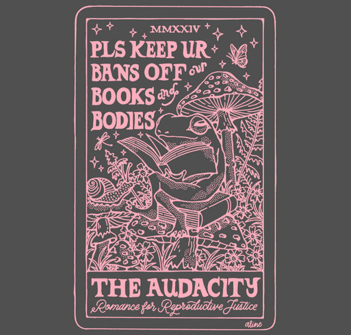 Romance for Reproductive Justice 2024 shirt design - zoomed