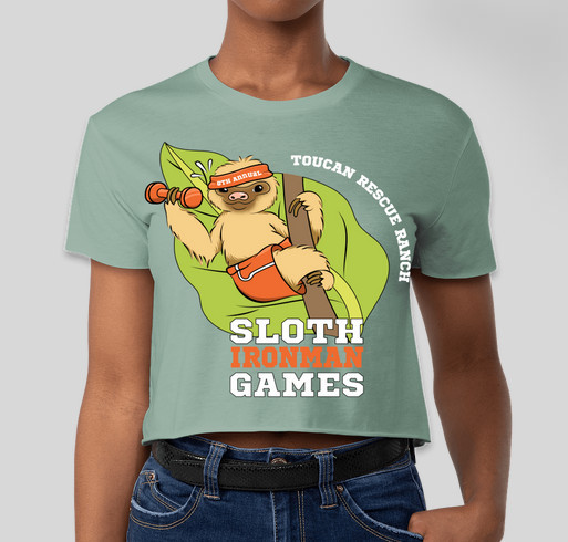 Official 2023 Sloth Ironman Games Merch Fundraiser - unisex shirt design - front