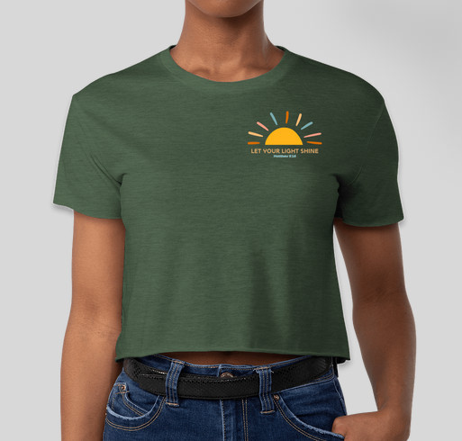 Let Your Light Shine Fundraiser - unisex shirt design - front