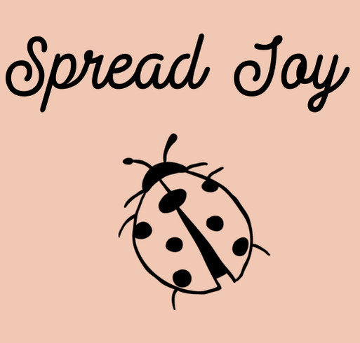 Spread Joy shirt design - zoomed