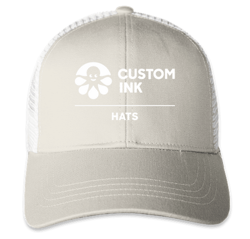 Econscious Organic/Recycled Trucker Hat - Dolphin / White