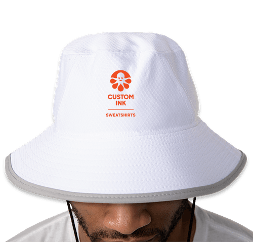 New Era Hex Era Bucket Hat - White / Rainstorm Grey