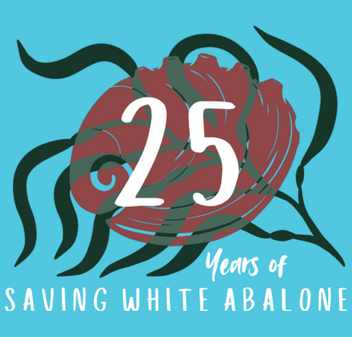 Summer 2026 T-Shirt Fundraiser - Team White Abalone shirt design - zoomed
