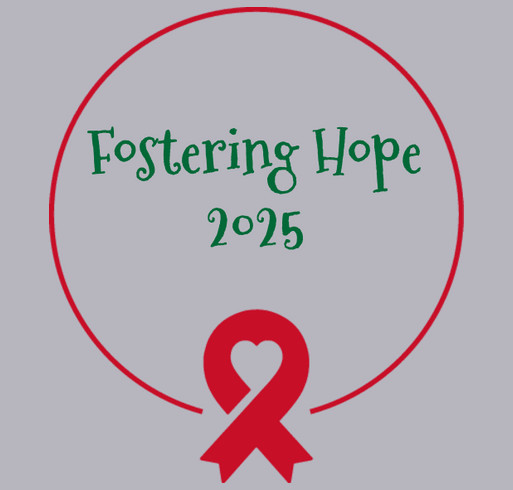 Fostering Hope shirt design - zoomed