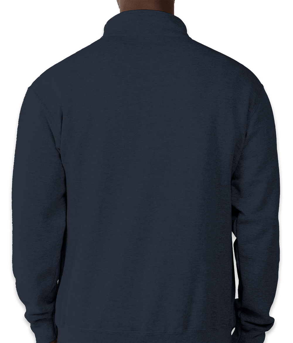 Quarter zip 10th anniversary Fundraiser - unisex shirt design - back