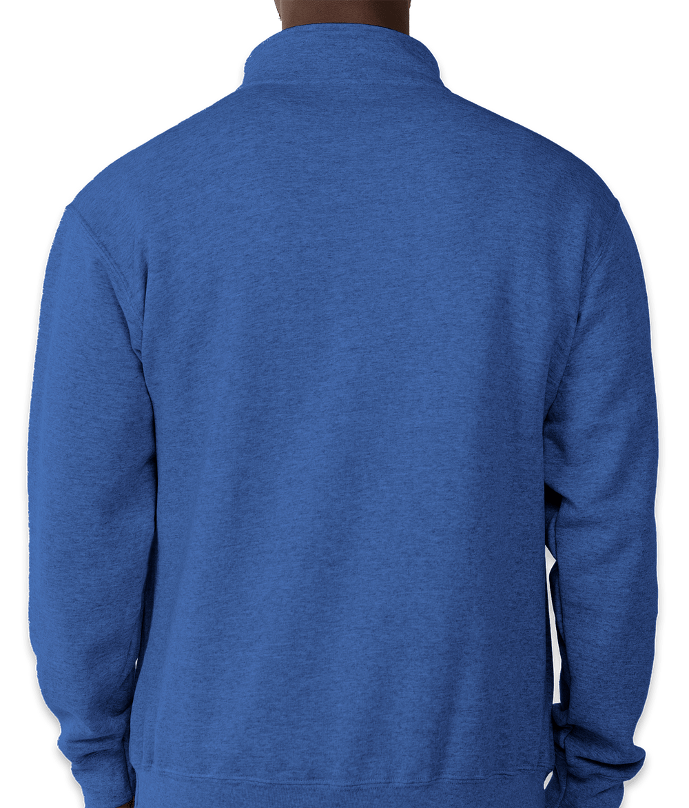 Quarter zip 10th anniversary Fundraiser - unisex shirt design - back