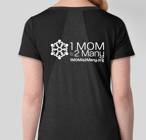 Raise your MOM VOICE! Fundraiser - unisex shirt design - back