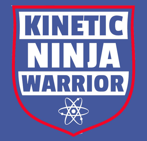 Kinetic Ninja Warrior Support Gear shirt design - zoomed