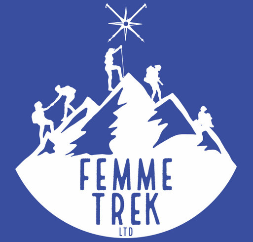 Femme Trek shirt design - zoomed
