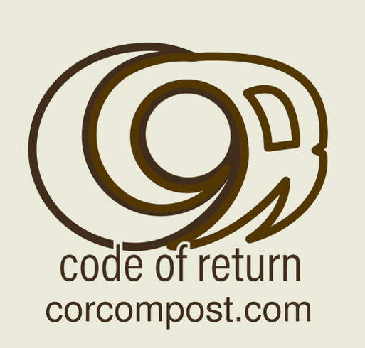 Code of Return shirt design - zoomed