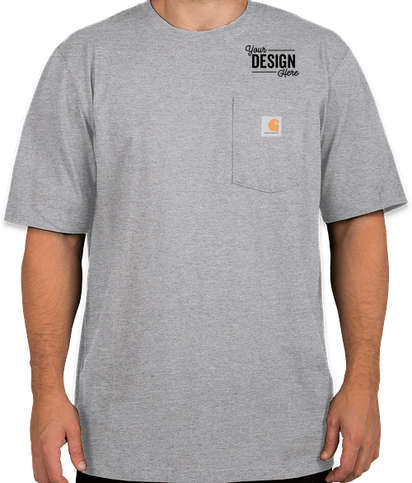 Download Custom Carhartt Tall Workwear Pocket T Shirt Design Short Sleeve T Shirts Online At Customink Com