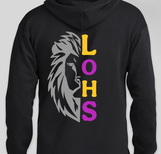 LOHS Music Apparel Fundraiser - unisex shirt design - back
