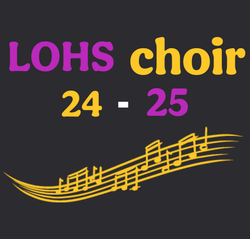 LOHS Music Apparel shirt design - zoomed