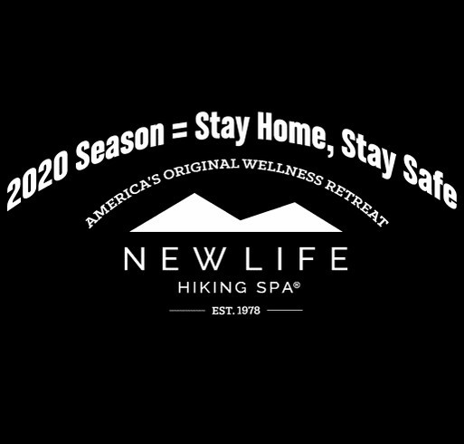 New Life Hiking Spa 2020: The Skipped Season shirt design - zoomed