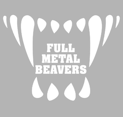 Full Metal Beavers Face Mask Fundraiser shirt design - zoomed