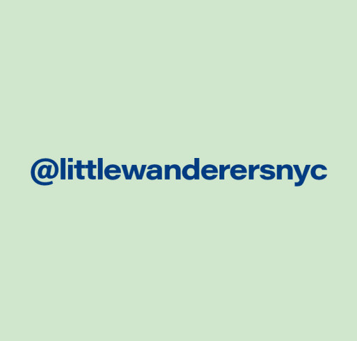 Little Wanderers Tie Dye T-Shirt Fundraiser shirt design - zoomed