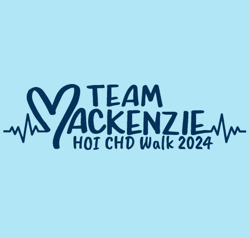 Team Mackenzie - HOI CHD Walk 2024 shirt design - zoomed