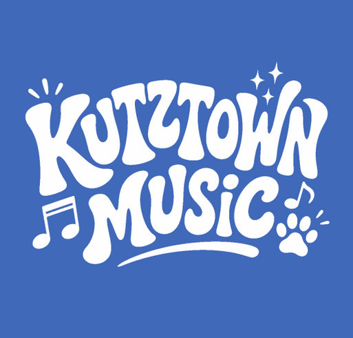 Kutztown Music Spirit Wear shirt design - zoomed
