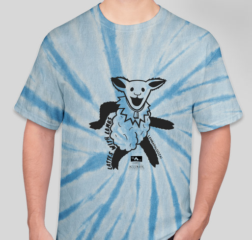Lattes with Lambs: Lambapalooza Tees Fundraiser - unisex shirt design - front