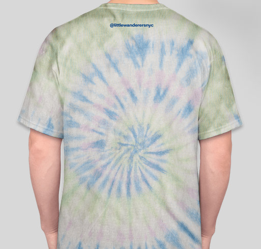 Little Wanderers Tie Dye T-Shirt Fundraiser Fundraiser - unisex shirt design - back