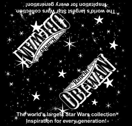 Rancho Obi-Wan 10th Anniversary Fundraiser shirt design - zoomed