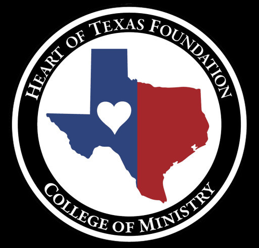Heart of Texas Foundation College of Ministry shirt design - zoomed