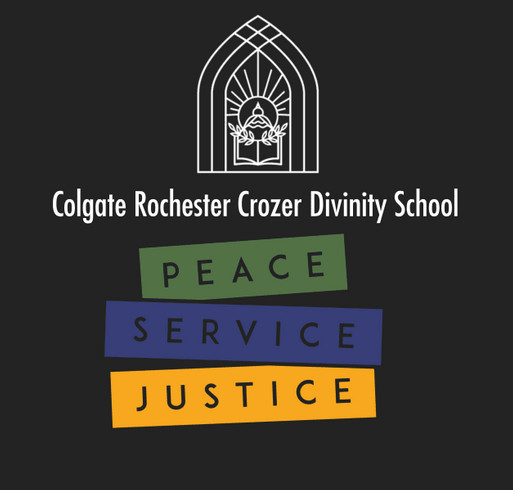 Colgate Rochester Crozer Divinity School Swag Pop Up Shop shirt design - zoomed