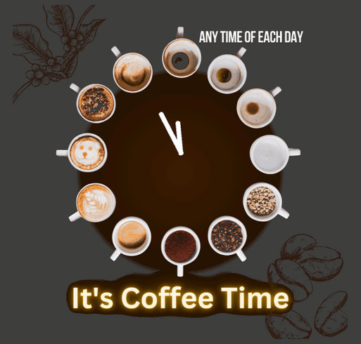 Early Riser - Coffee Time shirt design - zoomed