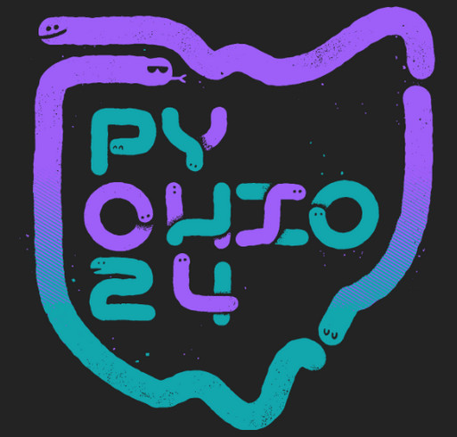 PyOhio 2024 Hoodie - Direct shipping only shirt design - zoomed