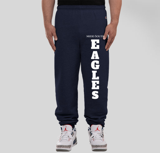 Navy Sweatpants Fundraiser - unisex shirt design - front