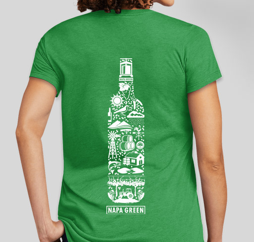 Napa Green Certified Shirts for Climate Action Fundraising Fundraiser - unisex shirt design - back