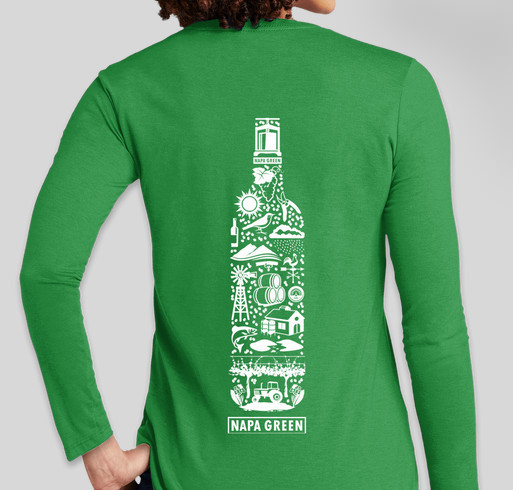 Napa Green Certified Shirts for Climate Action Fundraising Fundraiser - unisex shirt design - back