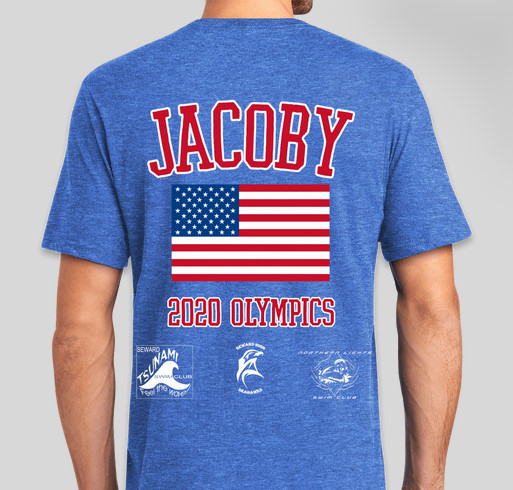 Alaskan Olympian Fundraiser - unisex shirt design - back