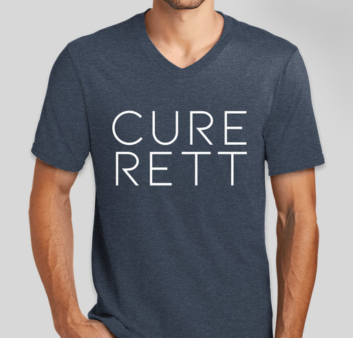 CURE RETT! Fundraiser - unisex shirt design - front
