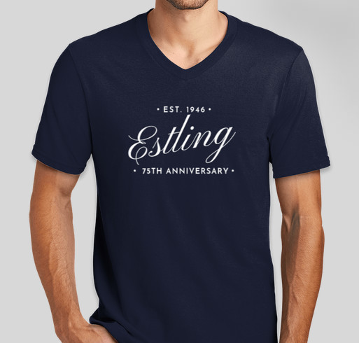 Estling Lake 75th Anniversary! Fundraiser - unisex shirt design - front