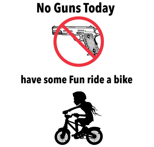No Guns Today - Gun Bike Exchange shirt design - zoomed
