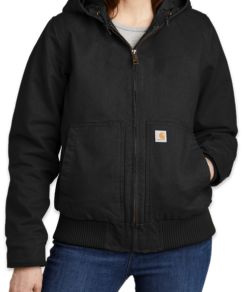 Custom Carhartt Women S Washed Duck Active Jacket Design Work Jackets Online At Customink Com