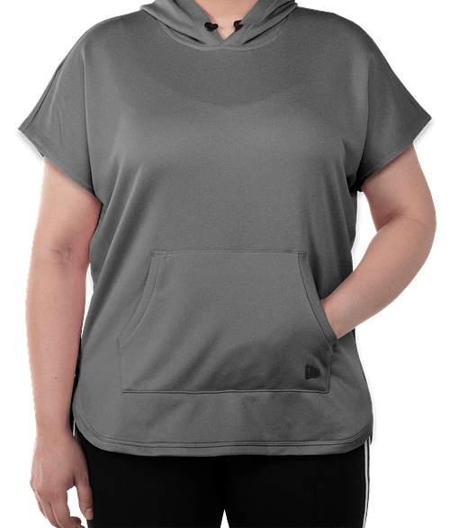 terry short sleeve hoodie