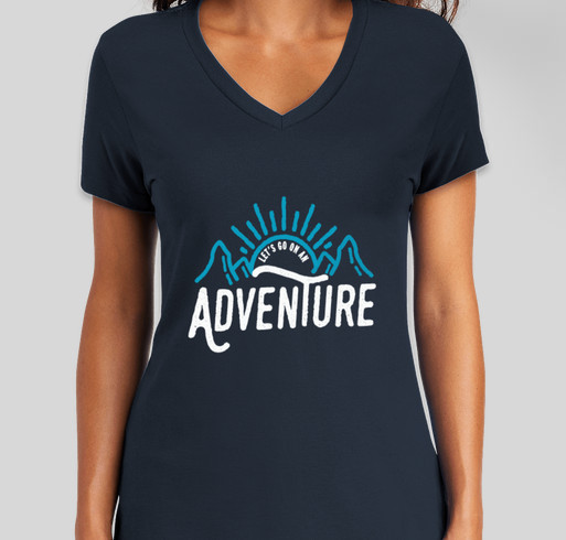 The Big Happy Adventure Fundraiser - unisex shirt design - front