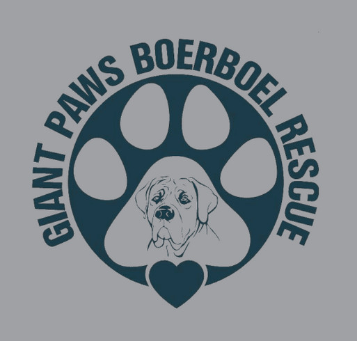 Giant Paws Boerboel Rescue 16oz Stainless Steal Travel Mug shirt design - zoomed