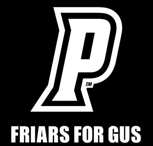 Friars for Gus Fundraiser shirt design - zoomed