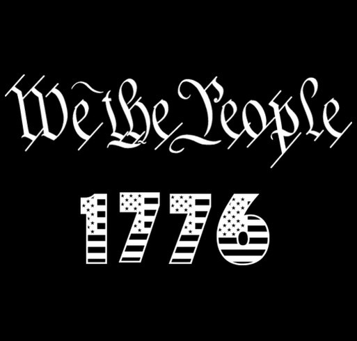 We The People 1776 shirt design - zoomed