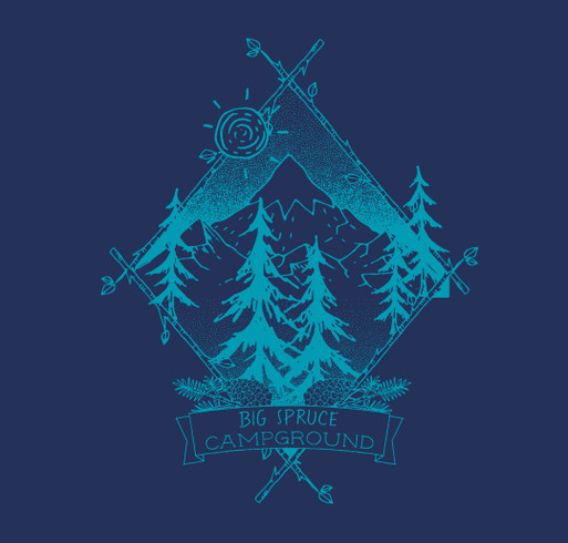 Big Spruce Campground 2021 shirt design - zoomed