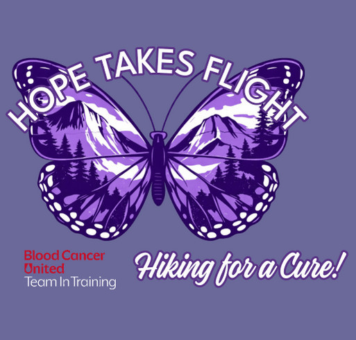 Bonnie's Bunch Hiking for a Cure! shirt design - zoomed