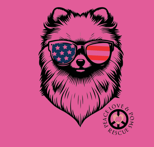Freedom Pom Tank and Ts shirt design - zoomed