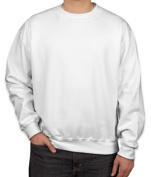 gildan black crew neck