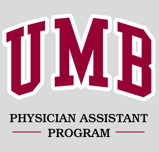 UMB PA Program C/O 2027 Merchandise Fundraiser shirt design - zoomed
