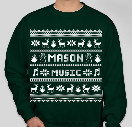 Dewberry School of Music Holiday Sweaters Fundraiser - unisex shirt design - front
