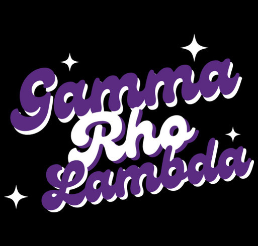 Gamma Rho Lambda Tank shirt design - zoomed