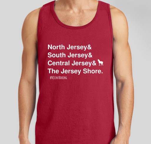 New Jersey Isn't Boring Fundraiser - unisex shirt design - front
